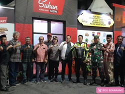 Momen Sekda Pantau Pos Pengamanan saat Malam Takbiran di Klaten