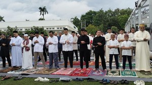 Suasana Sholat Id Lebaran 2024