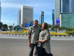 Warga Sengaja Berfoto di Bundaran HI saat Lebaran: Kapan Lagi Lengang