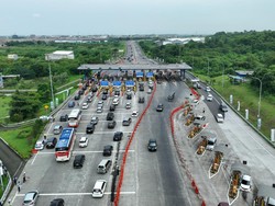 150.241 Kendaraan Pemudik Masuk Surabaya Lewat GT Waru Gunung