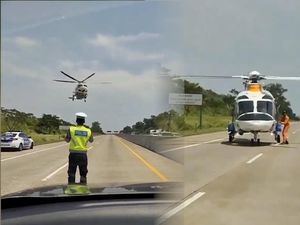 Detik-detik Helikopter Mendarat di TKP Kecelakaan Bus Rosalia Indah Detik-detik Helikopter Mendarat di TKP Kecelakaan Bus Rosalia Indah
