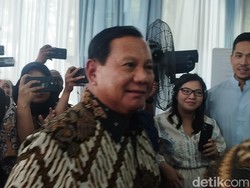Prabowo Hadiri Open House Sufmi Dasco, Ketemu Kapolri