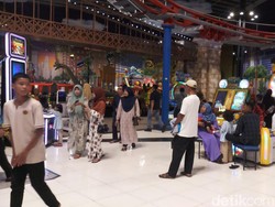 Libur Lebaran, Trans Studio Mini Palembang Ramai Pengunjung