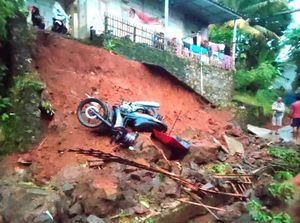 Longsor di Ciamis, Dua Rumah Warga Nyaris Ambruk