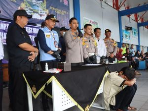 Sopir Bus Blitar-Lampung Positif Sabu Juga Bawa Ganja