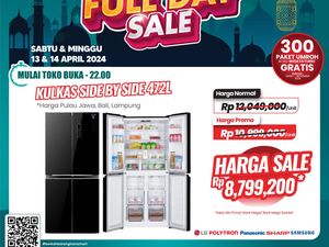 Wow! Beli Kulkas di Transmart Full Day Sale Irit sampai Rp 3,4 Jutaan