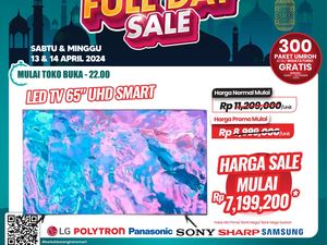 Banjir Promo Transmart Full Day Sale, Smart TV Diskon Rp 4 Jutaan