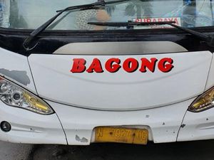 Sopir Bus Bagong yang Adu Mulut dengan Warga di Kediri Ditilang Polisi