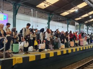 Pengguna KA di Jogja Melonjak Saat Lebaran, Banyak Barang Penumpang Tertinggal Pengguna KA di Jogja Melonjak Saat Lebaran, Banyak Barang Penumpang Tertinggal