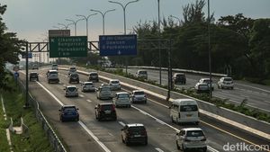 Situasi One Way Arus Balik di Tol Cipali, Ramai Lancar