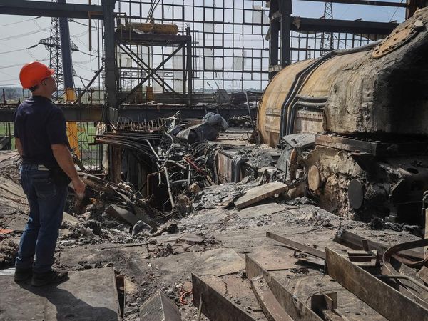 Penampakan Sistem Energi Kharkiv Hancur Dirudal Rusia
