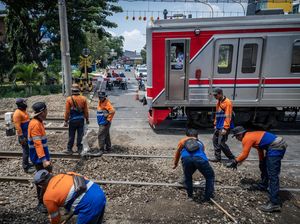 KAI Ungkap Perjalanan 20 KRL Sempat Terganggu Akibat Kereta Anjlok