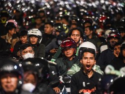 Pemudik Bermotor dari Sumatera Mulai Tiba di Pelabuhan Merak