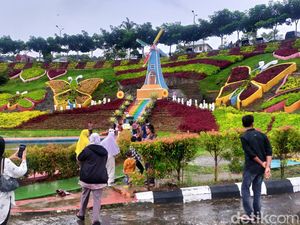 Momen Libur Lebaran, Puluhan Ribu Pengunjung Padati Agrowisata Tanjung Sakti
