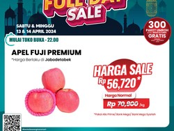 Merapat ke Transmart Full Day Sale Sekarang! Apel Fuji Jadi Murah Meriah