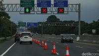 Urai Macet Arus Balik, Contraflow Tol Japek Dibuat 2 Lajur