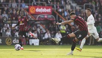 Dominic Solanke - Bournemouth = 16 gol tanpa penalti (dari total 17 golnya di Premier League 2023/2024 sejauh ini). Foto: AP/Kirsty Wigglesworth