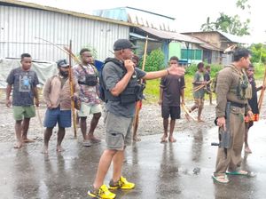 Warga di Nduga Saling Serang Pakai Panah Imbas Pembagian Suara Sistem Noken Warga di Nduga Saling Serang Pakai Panah Imbas Pembagian Suara Sistem Noken