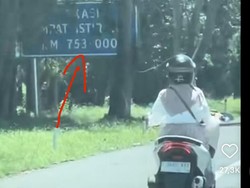 Heboh Pemotor Nyelonong Masuk Tol Surabaya-Gempol