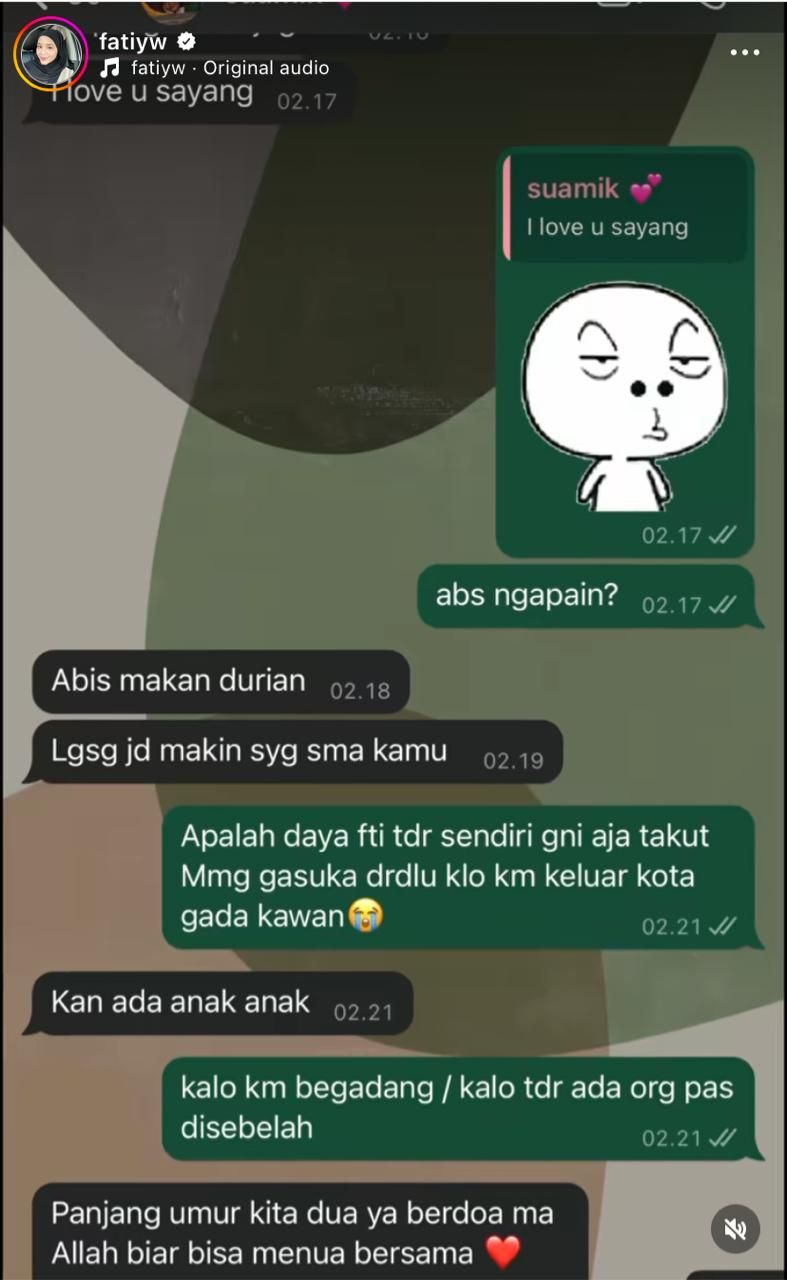Isi Chat Terakhir Babe Cabita