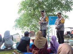Pastikan Situasi Kondusif, Polres Lamongan Cek Wisata Waduk Gondang