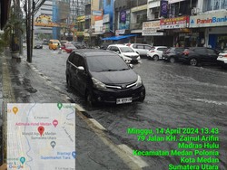 Beberapa Titik Kota Medan Digenangi Banjir, BPBD Peringatkan Hal Ini