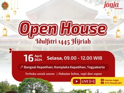 Pemda DIY Gelar Open House di Kepatihan, Ini Jadwal dan Aturannya
