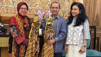 Potret Mensos Risma dan Dubes Mohamad Oemar Lebaran di KBRI Paris