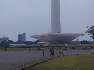 Begini Suasana Monas di Hari Terakhir Libur Lebaran