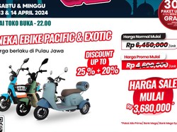 Transmart Full Day Sale Balik Lagi, Ada Diskon Sepeda Listrik Sampai Rp 2,7 Jutaan