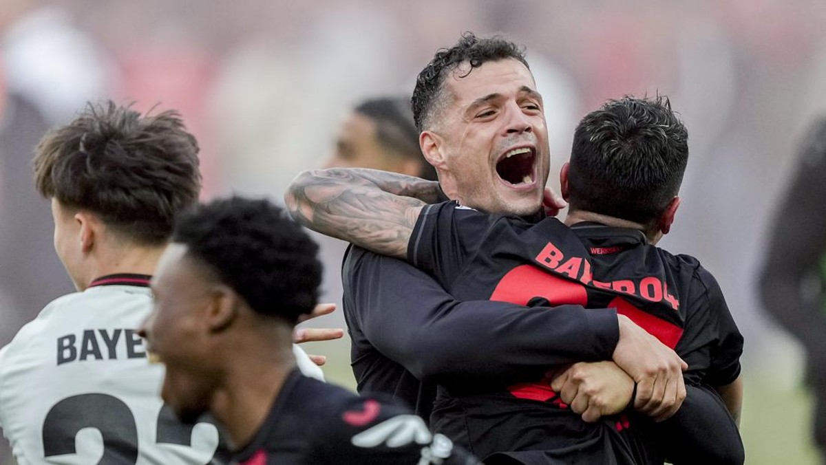 Bayer Leverkusen juara Liga Jerman 2023/2024. (Foto: AP/Martin Meissner)