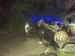 Mobil Pulang Liburan dari Karo Masuk Jurang di Langkat, 1 Polisi Tewas