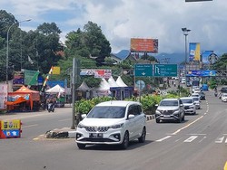 One Way Puncak Bogor Arah Jakarta Diberlakukan Siang Ini