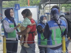 6.755 Penumpang Tinggalkan Pelabuhan Parepare hingga H+4 Arus Balik Mudik