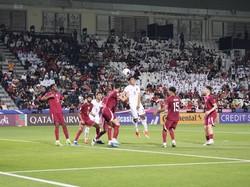 Bermain 9 Orang, Garuda Muda Tumbang 0-2 dari Qatar
