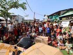Rasa Syukur Warga Kampung Nelayan Jakut Dapat Bantuan dari Prabowo