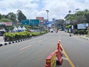 One Way Puncak Arah Jakarta Mulai Diberlakukan