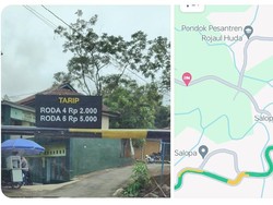Viral Jalan Desa Diportal dan Dikenai Tarif di Tasikmalaya