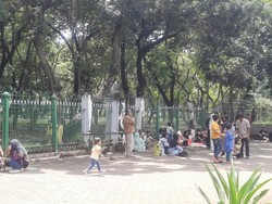 Sudah Naik Motor dari Karawang, Susan Kecewa Saat Tahu Monas Tutup Hari Ini