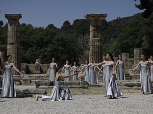 Api Olimpiade Paris akan Dinyalakan di Yunani, Begini Latihannya