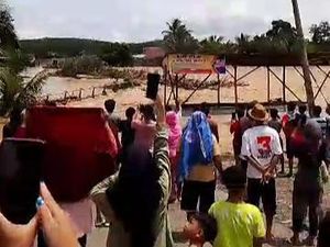 Banjir Terjang Musi Rawas Utara, Puluhan Rumah Hanyut-3 Jembatan Putus