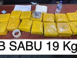 Bareskrim Gagalkan Penyelundupan 19 Kg Sabu Asal Malaysia