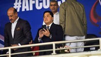 Pertandingan ini turut disaksikan Ketum PSSI Erick Thohir.