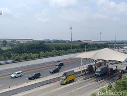 Gerbang Tol Cikatama Arah Jakarta Lancar Siang Ini, Begini Penampakannya