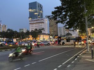 Massa Aksi 164 di Patung Kuda Bubar, Lalin Medan Merdeka Barat Kembali Dibuka