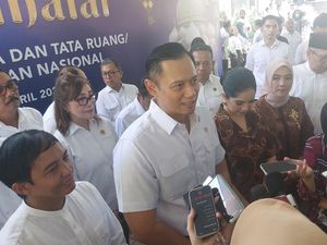 Halalbihalal Perdana Sebagai Menteri, AHY Kasih Pesan Ini