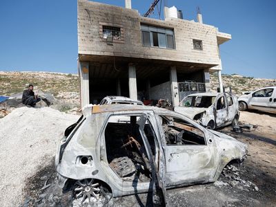 Sisa-sisa Serangan Brutal Pemukim Israel di Tepi Barat