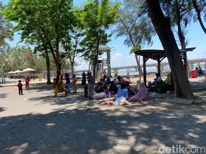 Cuti Lebaran Usai, Jumlah Pengunjung di THP Kenjeran Surabaya Melandai