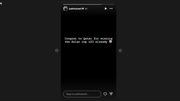 Justin Hubner memberikan komentar menohok kepada Qatar usai menang kontroversial atas Indonesia.