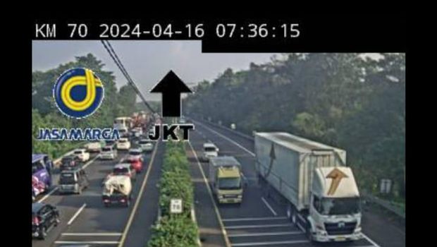 Tol Cipularang Arah Jakarta Pagi Ini